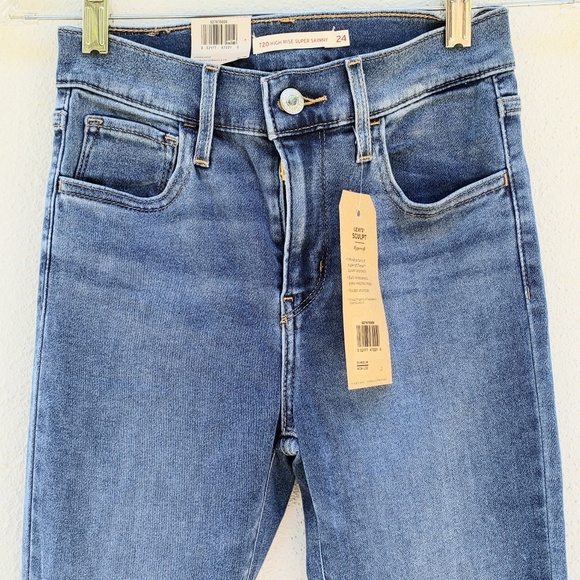 Levis 720 High-Rise Super Skinny Jeans - Picture 2 of 8